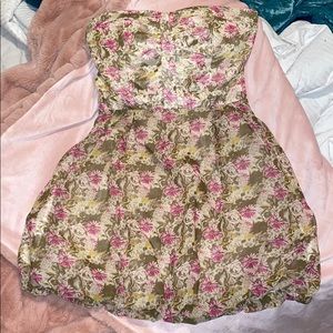 Vintage Strapless Dress